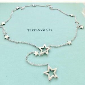 Tiffany & Co. Star Lariat Sterling Silver Necklace